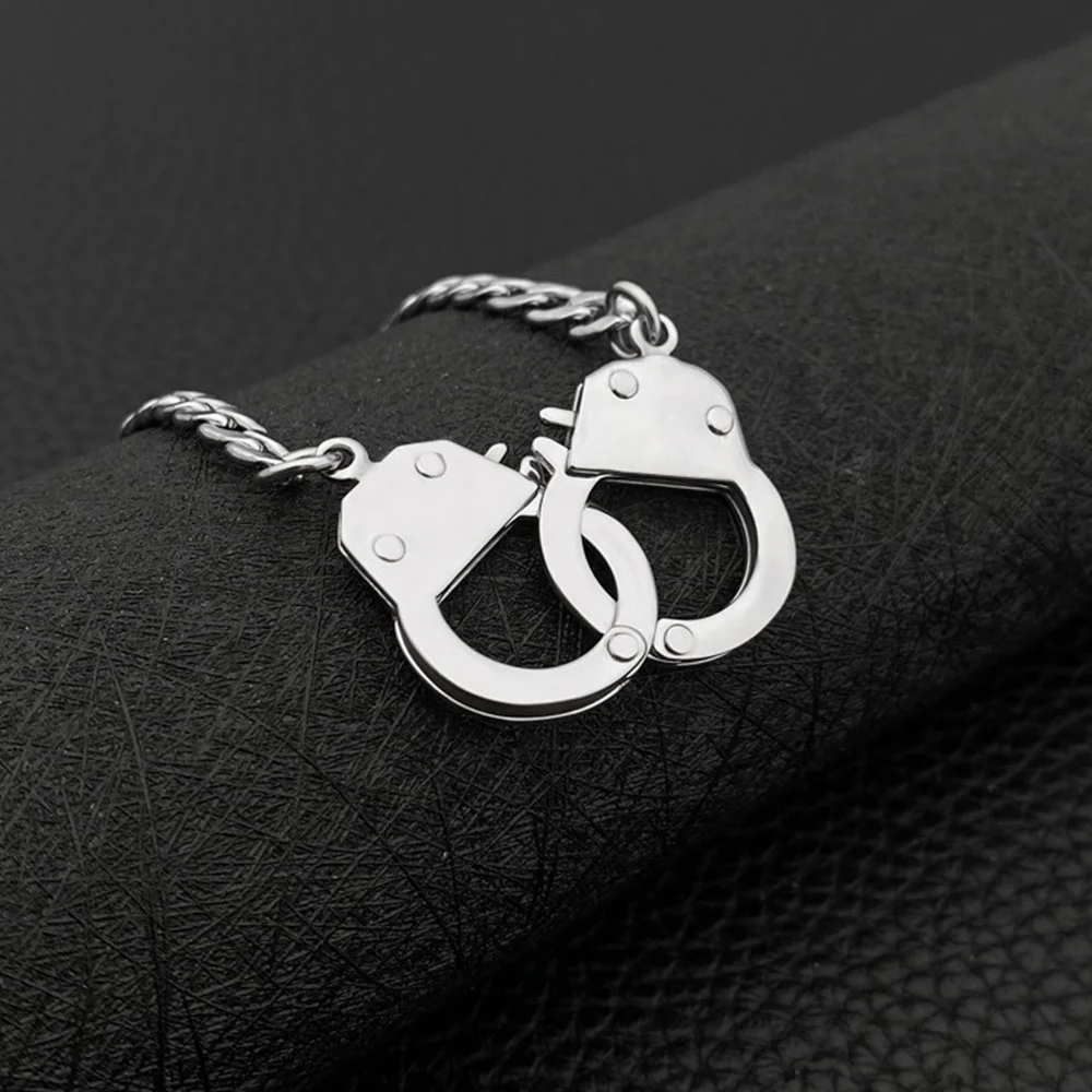 

High Quality Fine Jewelry Stainless Steel Mens Handcuff Necklace