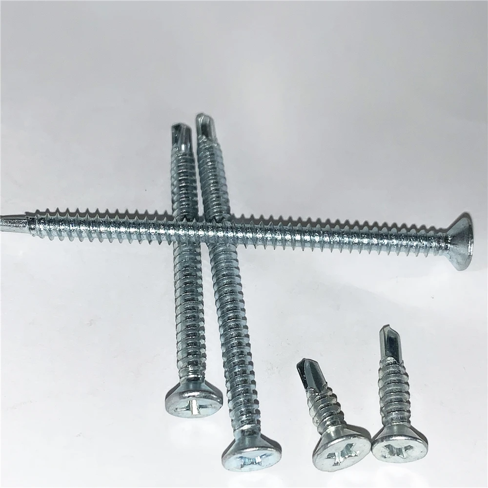 
China Zinc Coating Csk Head Self Drilling Screw 