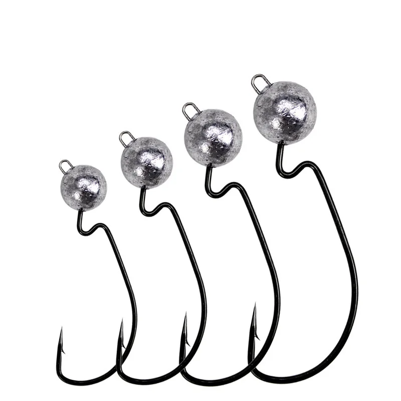

Weihai High Quality Sharp Lead Hook 3.8/7.5/10.5g Fishhook For Sea Fishing