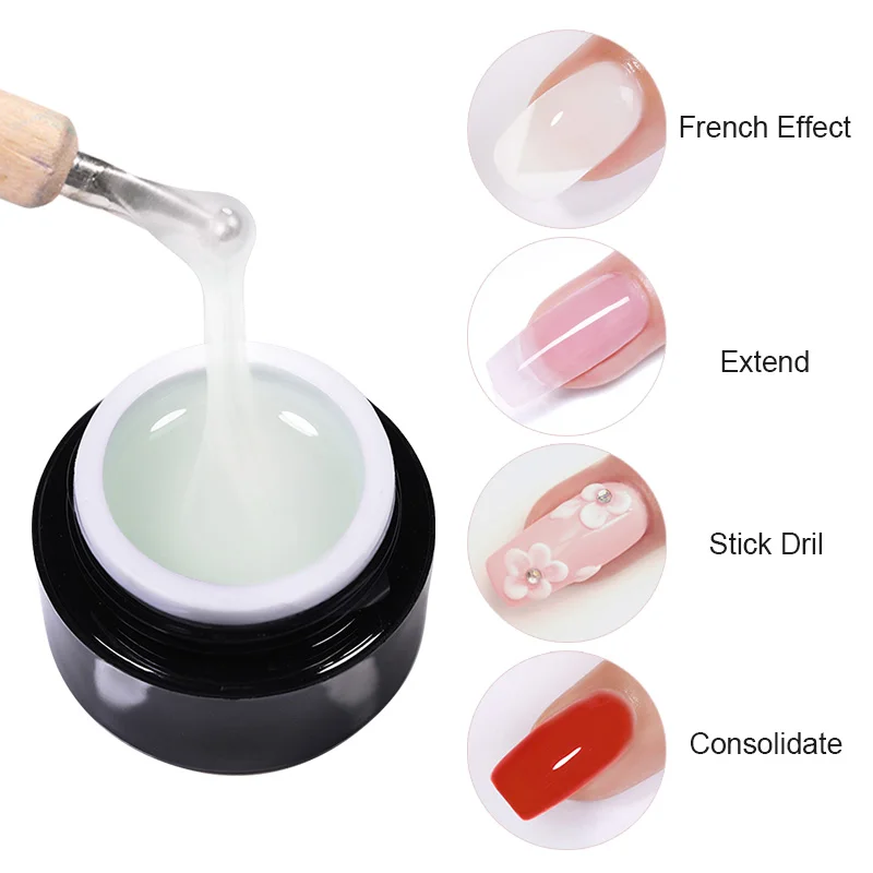 

China factory OEM Soak off natural color jelly builder nail gel