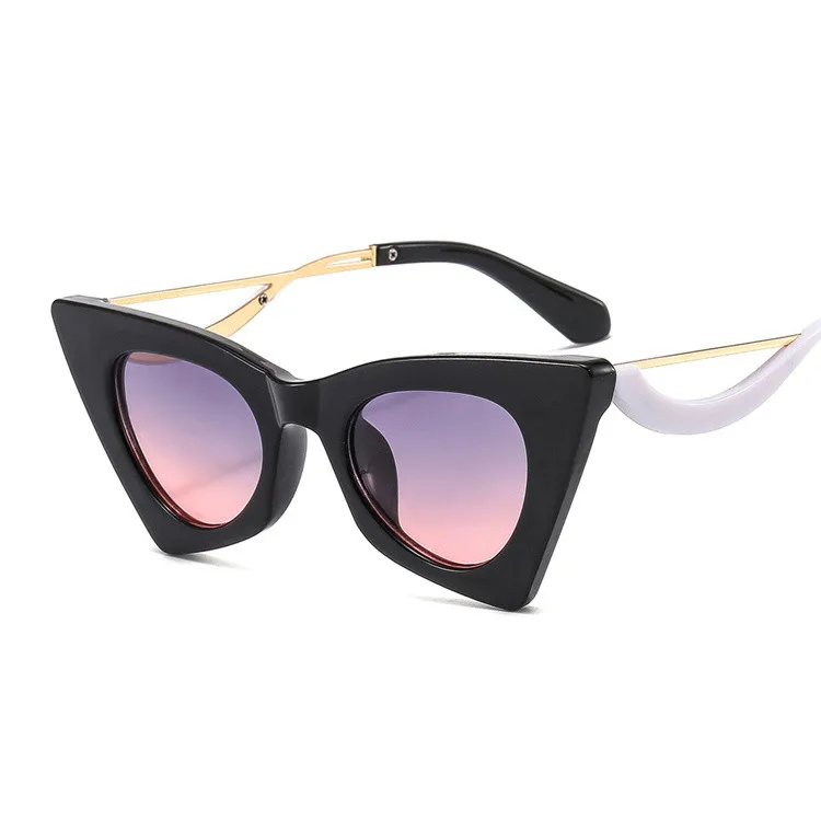 

QSKY Europe and America fashion sunglasses black frame classic cat eye sunglasses women vintage, Choice