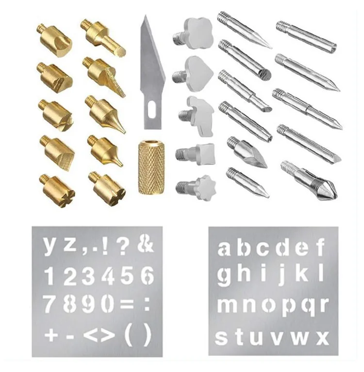 28pcs Wood Burning Tool Tips 28pcs Professional Wood Burning Tips Set