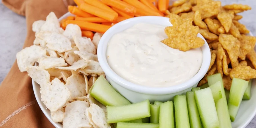 Ranch ingredients on counter