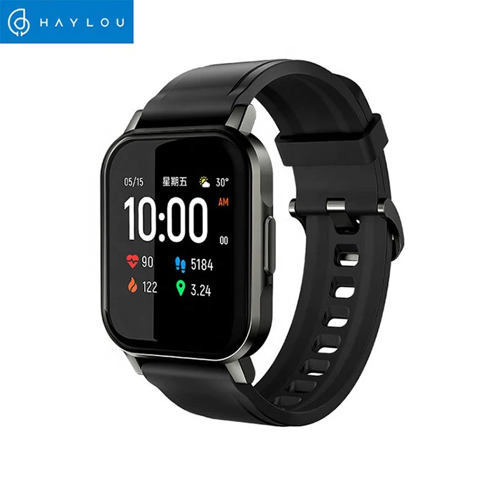 

Original Haylou Ls02 Strap IP68 Waterproof Smartwatch hayl ls02 Digital Blood Glucose Global Mens Style Smart Watch ls02