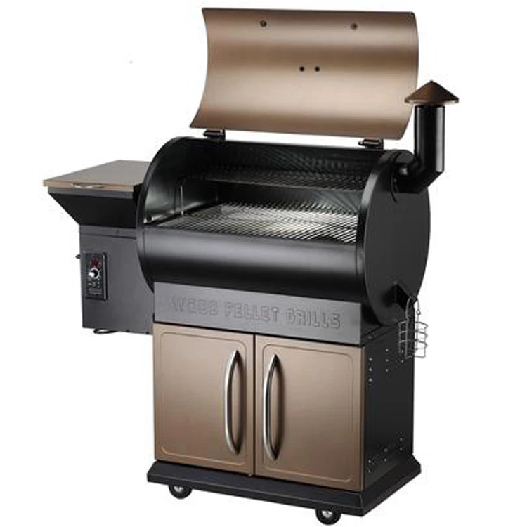 

OEM ODM Specializing Wood pellet bbq grills, Black