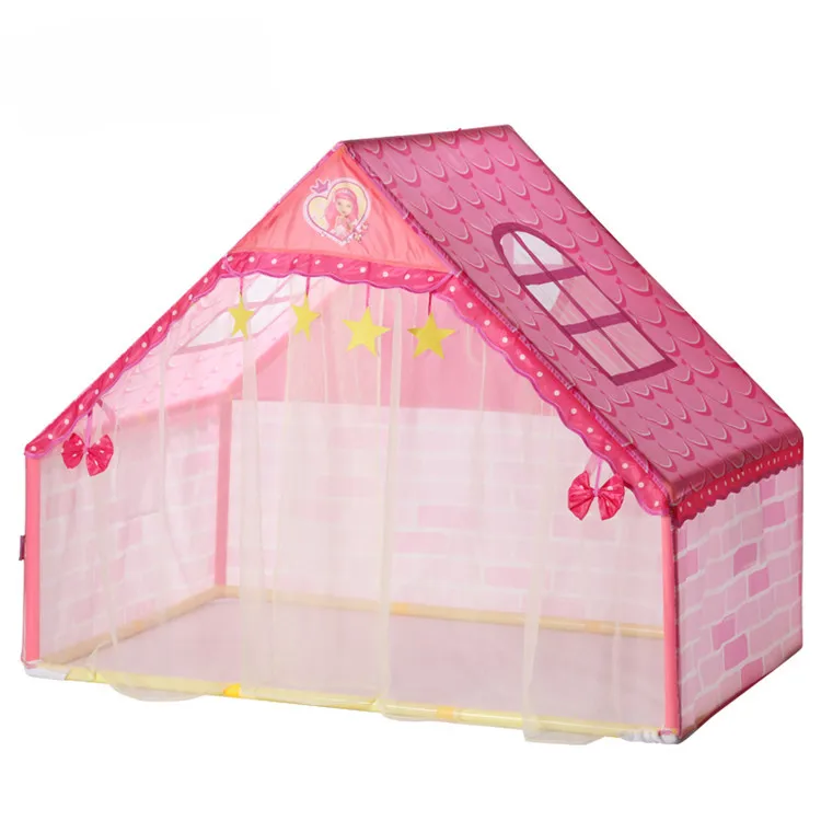 
Huangguan princess pink indoor ocean ball pool tent playhouse fence for children 