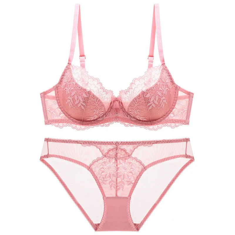 

Wholesale new sexy lace thin bra women's underwear plus size bra set