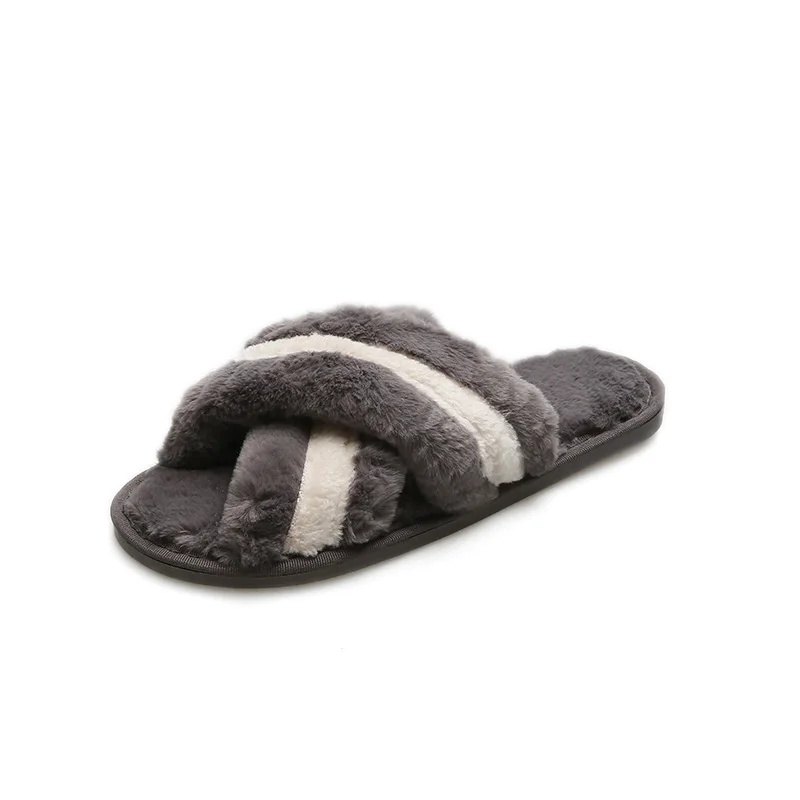 

characteristic winter fur slides for people, 5 colors