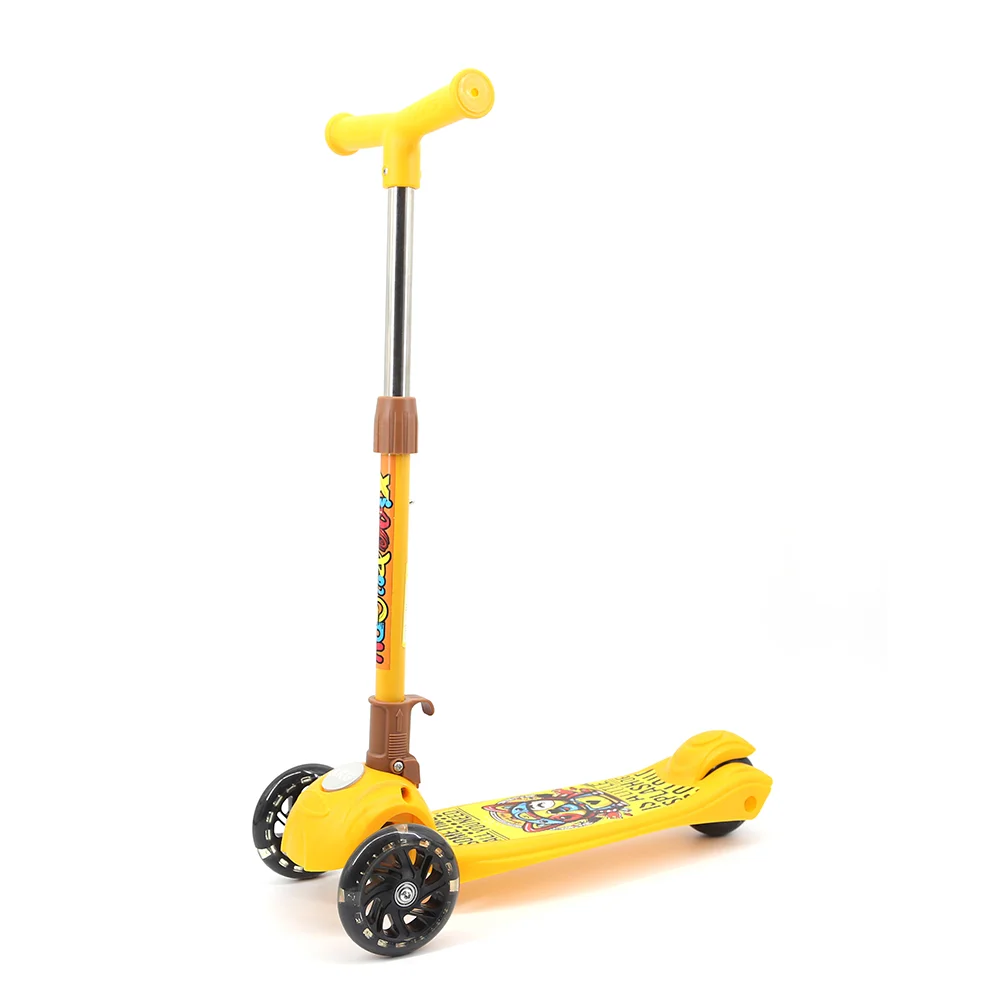 

new design folding children's 3 wheel scooter adjustable height kids stunt scooter for outdoor sports