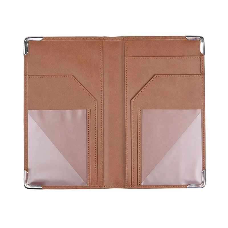 

Wholesale rfid blocking cover personalized custom sublimation leather travel wallet family rfid passport holder, Brown,black,blue,gray,orange,green or customized color