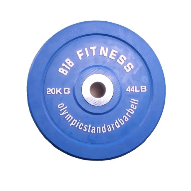 

Best Durable Gym Fitness Barbell Bumper Slice Rubber 10kg Weightlifting Barbell Plates