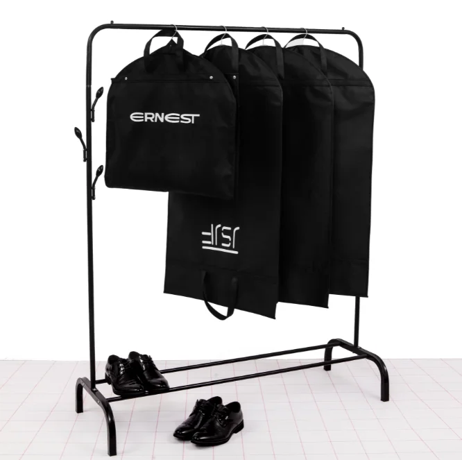 
Wholesale folding custom logo men nonwoven zippered suit cover garment bag 
