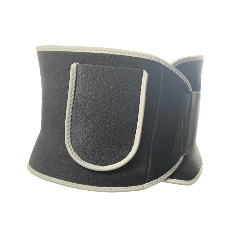 

Advanced waist trimmer support belt slimming sweat belt, Gray