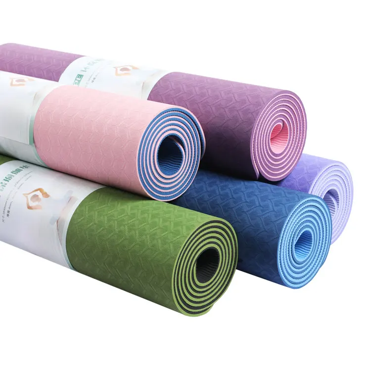 

Custom Lulu Lemon Label Pu Natural Rubber Yoga Mat Manufacturer, Dark purple,dark blue,violet,peach red,green,red