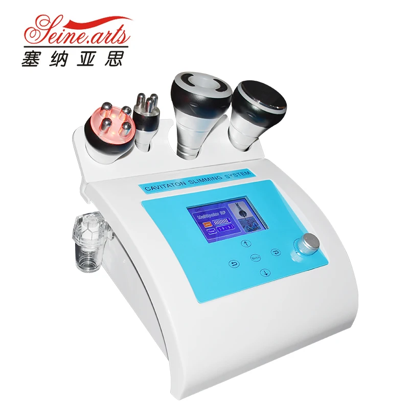 

Professional 40K Ultrasound Cavitation Radio Frequency Weight Loss Machine Vaccum Therapy Machine Body Sculpting (Lw-602), White