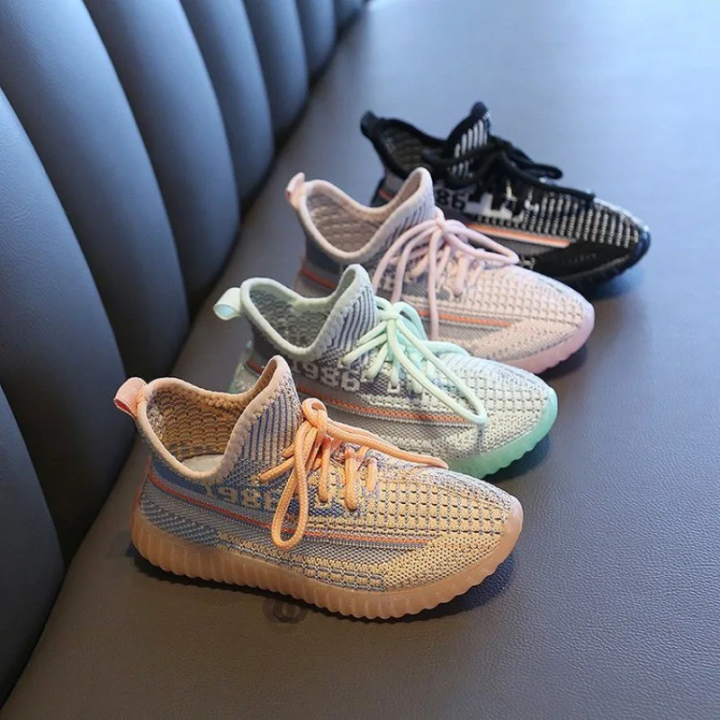 

Unisex Toddler Breathable Sneakers Children Casual Shoes Kids Walking Shoes Girls Boys Sock Sport Shoes, Picture