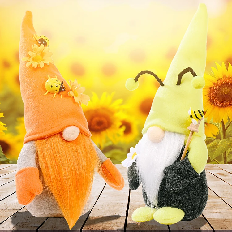 

Hot sale gift funny summer sunflower gnome garden gnome