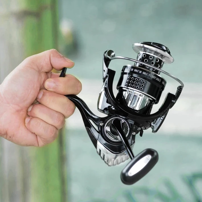 

High Quality Fishing Equipment Surfcasting Jigging Baitcasting Reel Saltwater Spinning Center Pin Fishing Reels, Red