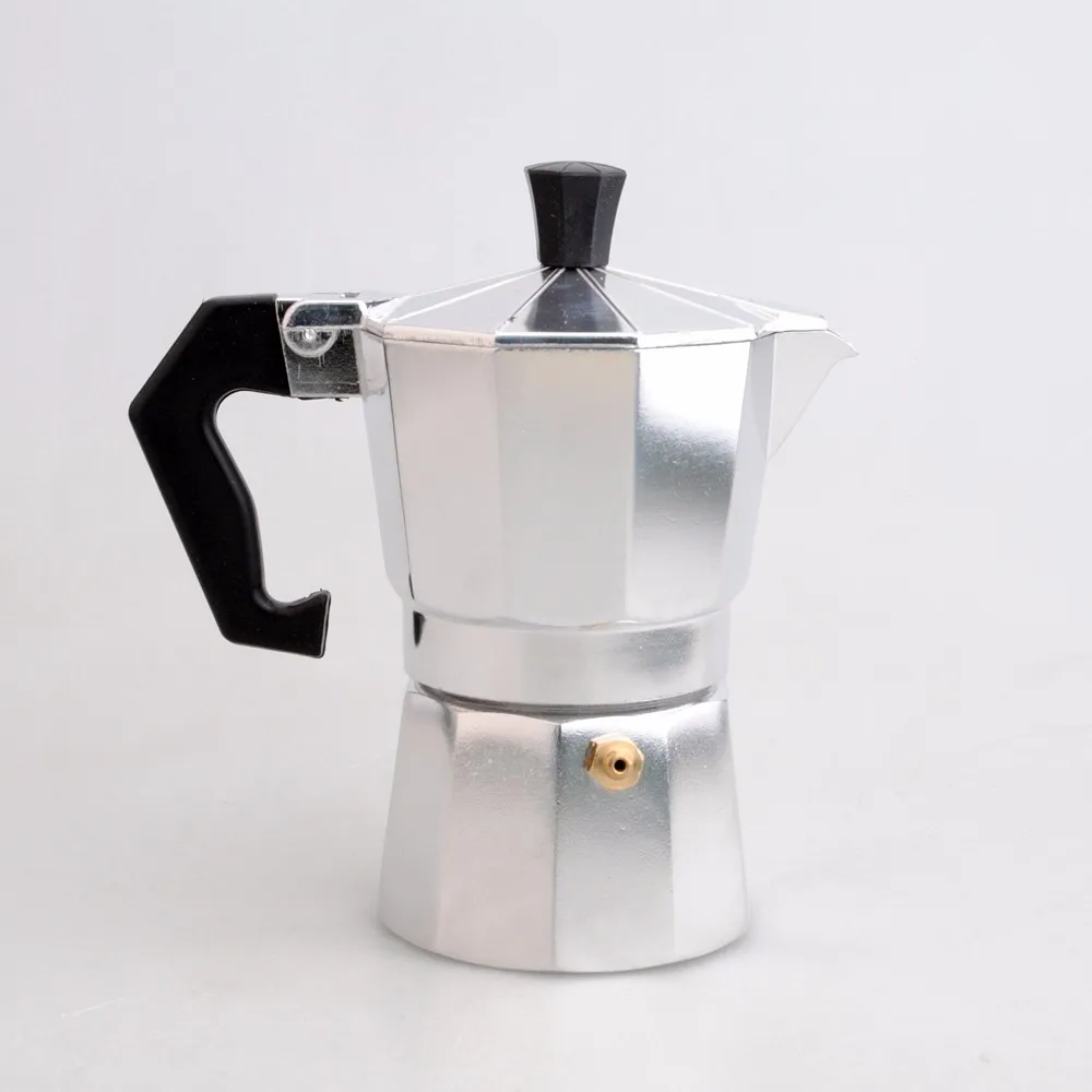 

Amzone best sale competitive price italian style aluminum Coffee Makers, Customized