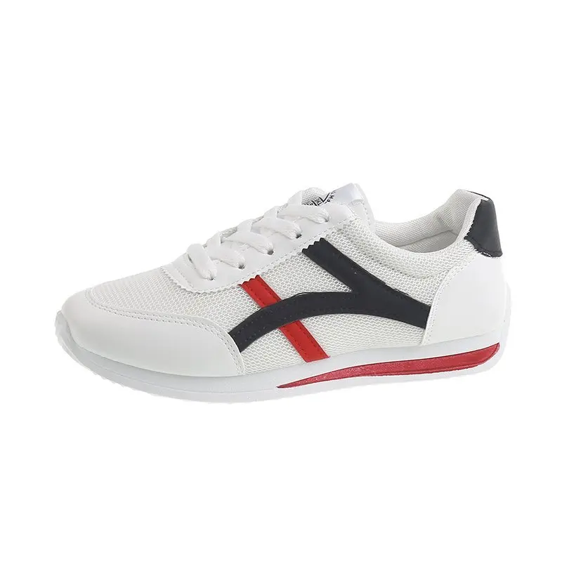 

Breathable Casual Women Sports shoes walking style shoes running sneakers, Red/grey