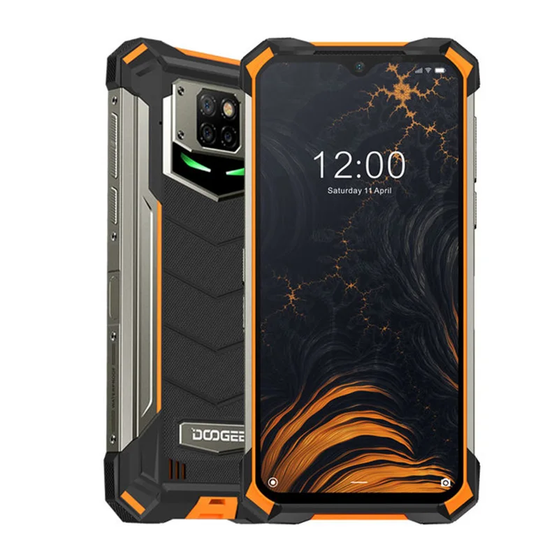 

Global version 48MP Main Camera 8GB RAM 128GB ROM IP68/IP69K smart phone Android 10 OS Rugged SmartPhone DOOGEE S88 Plus, Green/black/orange