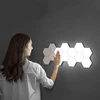 VGEET DIY LED Quantum Wall Sensitive Hexagon Touch Light lamp For Room Night
