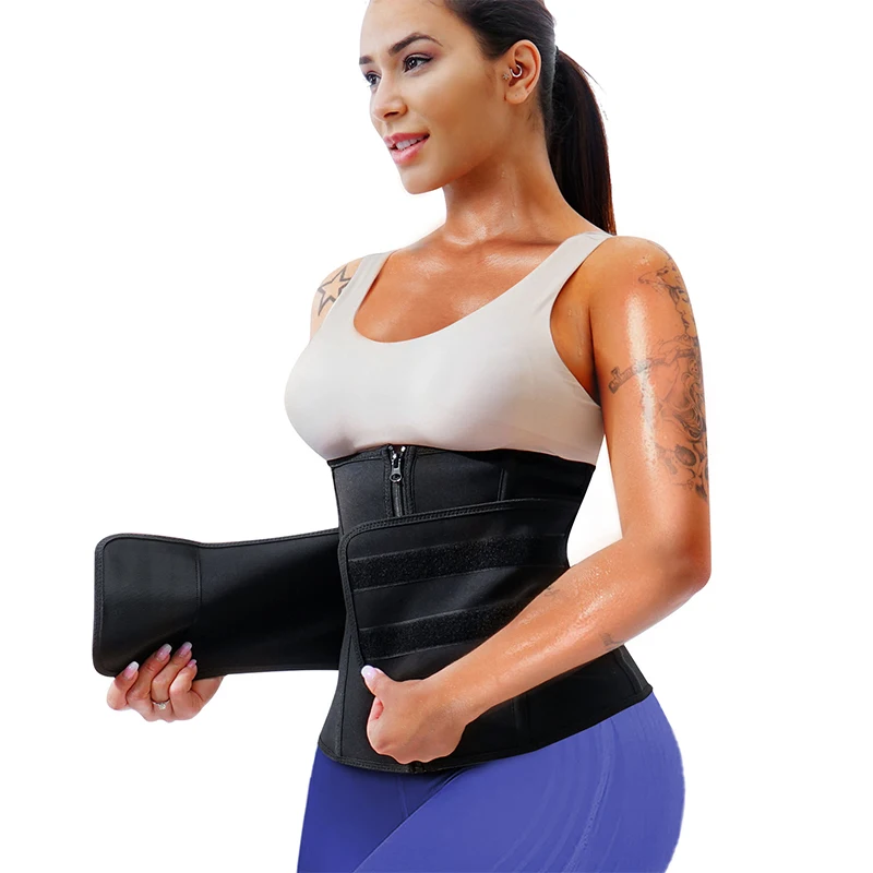 

Women Body Shaper Fat Burning Slimming Belt Neoprene Sauna Belt Waist Trainer Private Label