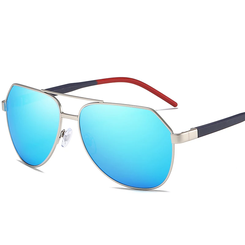 

SHINELOT Italy Design Men's Driving Polarized Fashion TR90 Metal Pilot Sun Glasses Sunglasses Man Multi Colors