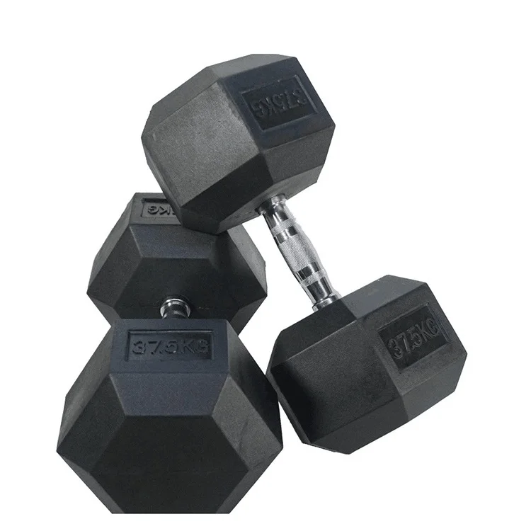 
OKPRO Gym Used Factory supplied Cheap Hex Rubber Dumbbell  (62235936207)