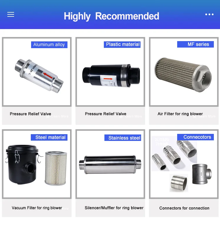 Rv01 0300 Mbar Plastic Air Pressure Relief Valve For Regenerative