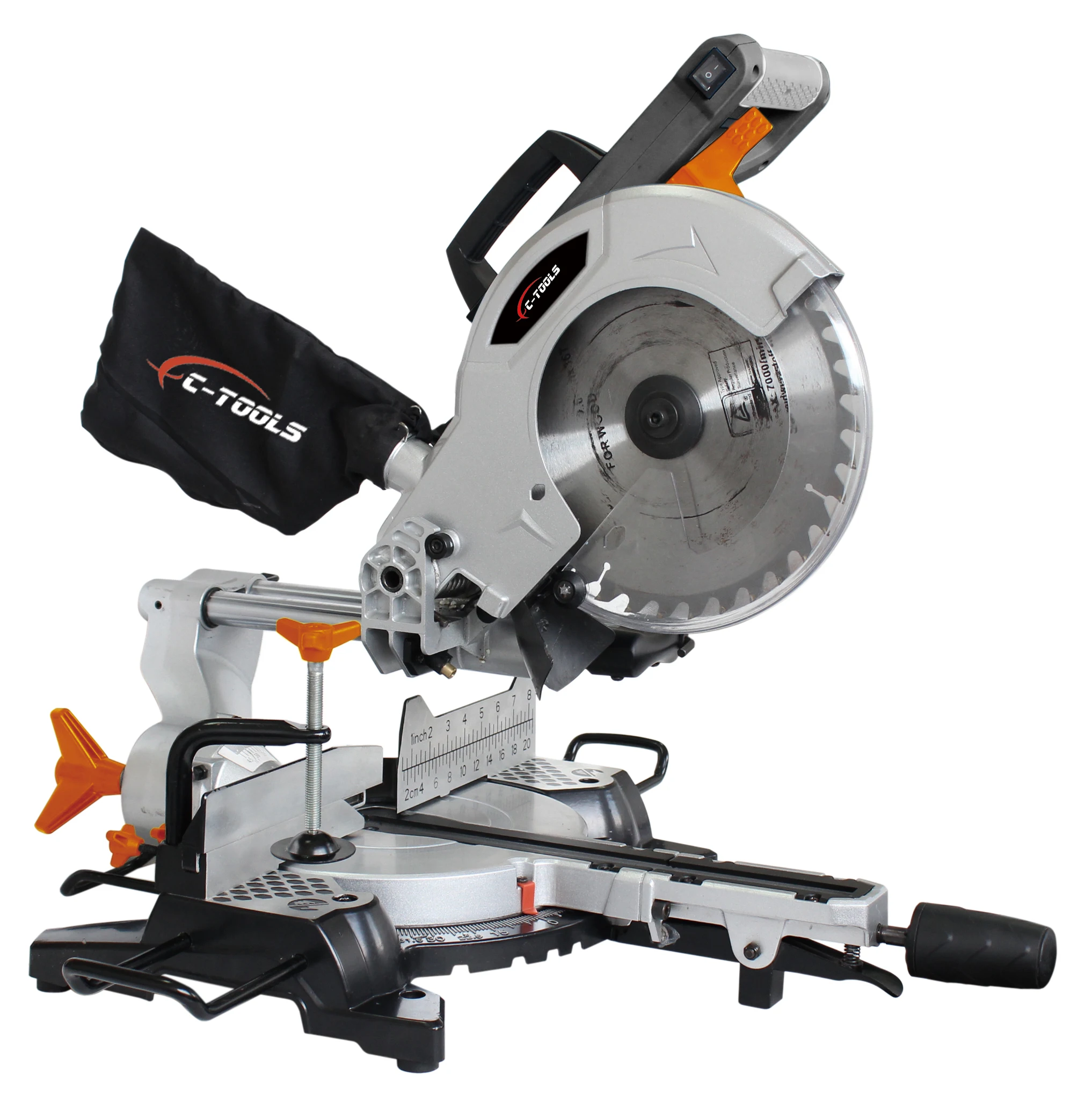 
255mm Sliding Mitre Saw J1XL DU11 255 Slot cutting function Spindle lock wood cutting Silding bar fixed for cutting stability 