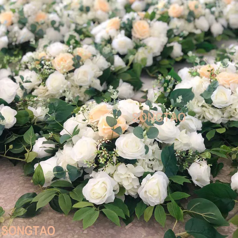 White Wedding Decorative Silk Real Touch Artificial Flower Cheap Bulk