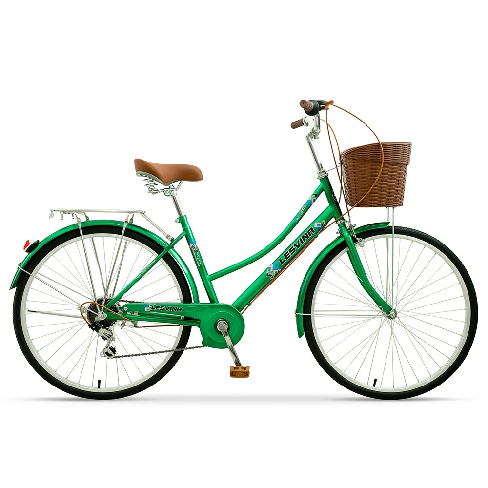 

26 Inches Steel OEM City Bike Commuter with Caliper Bake and Basket from Whosale Factory