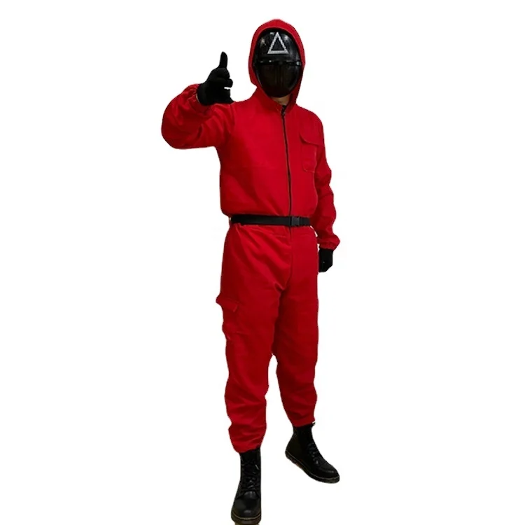 

For Netflix Korean Fashionable TV Series Halloween party Dress Costume Cosplay NPC Squid Game Clothes Clothing