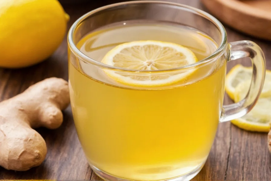 ginger lemon honey tea