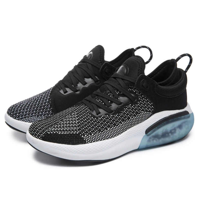 

Drop Shopping Running Sneakers Breathable Elastic Knit Casual Sports Shoes For Men, Optional