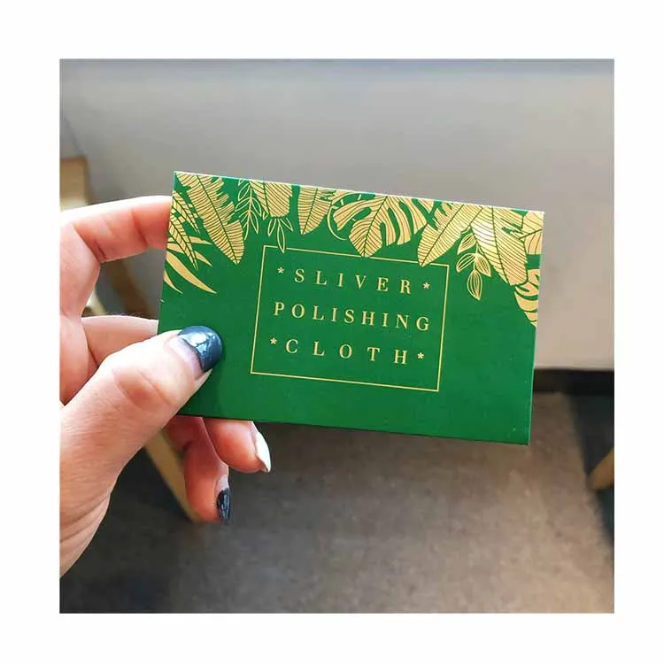 

Wholesale Paper Envelop Microfiber Cleaning Oem Sterling Silver Jewelry Polishing Cloth With Logo For Jewelry