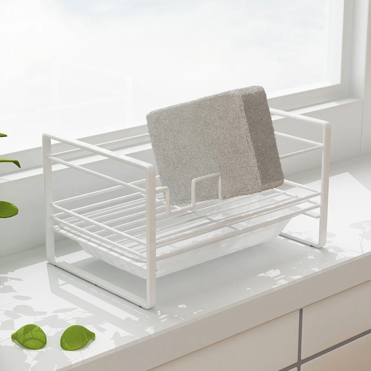 

High quality product Sponge holder with water tray for home storage