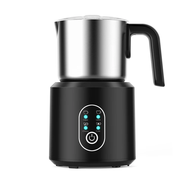 

Fully Automatic Split Milk Frother Stainless Steel Electric For Home Cappuccino Latte Steamer Milk Frothers, Black, white