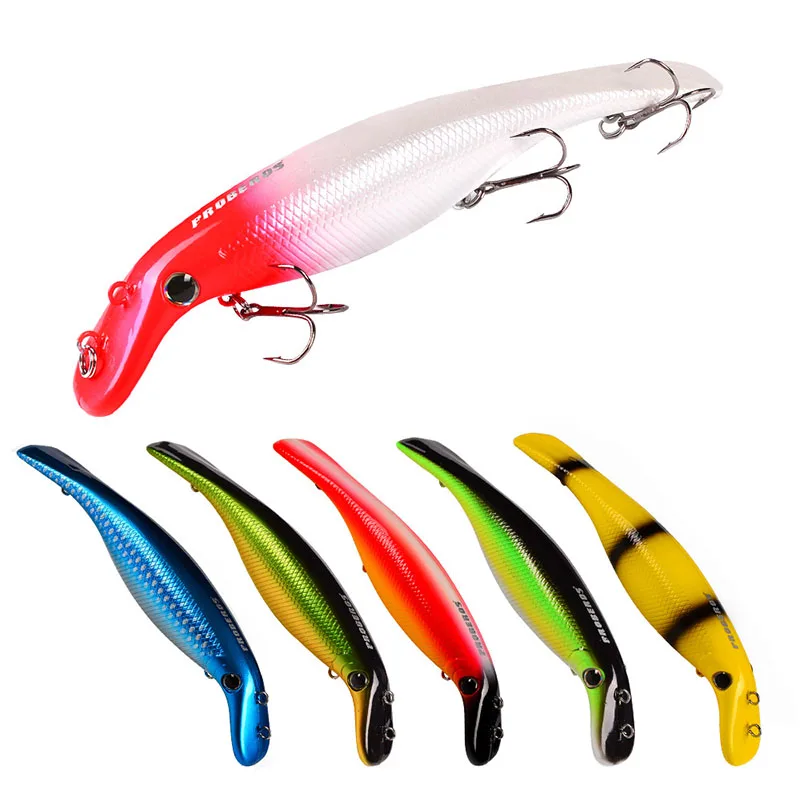 

15cm/33g Artificial Floating Water Plastic Hard Bait Bass 4# With Treble Hook Anti-corrosion 3D Simulation Eyes Fishing