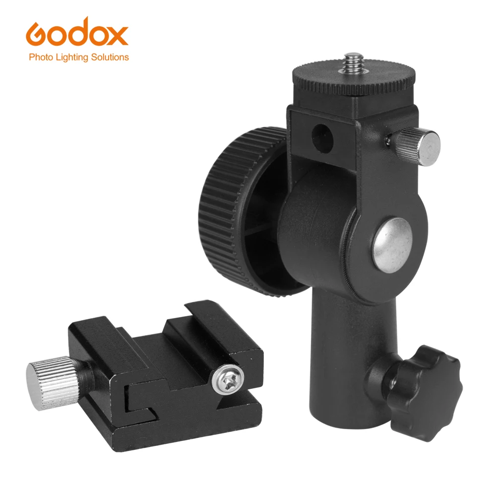 

inlighttech GODOX Type D Flash Hot Shoe Umbrella Holder Mount Bracket for Speedlite, Black