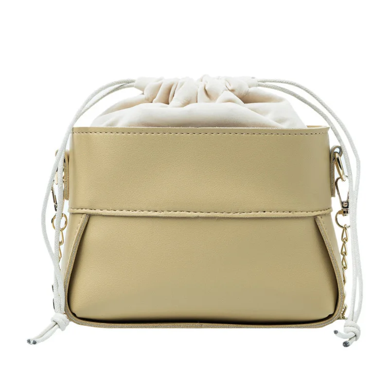 

Simple chain bag 2021 new fashion western style one shoulder women's bag summer exquisite slung Bucket Bag