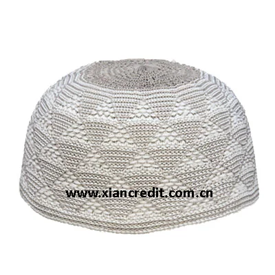 2020最新设计的男士穆斯林钩针祷告帽