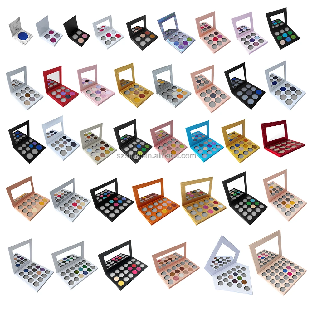 

Matte Eyeshadow Palette Smokey Makeup Waterproof Glitter Eye Shadow Palette Cosmetics, 500 colors