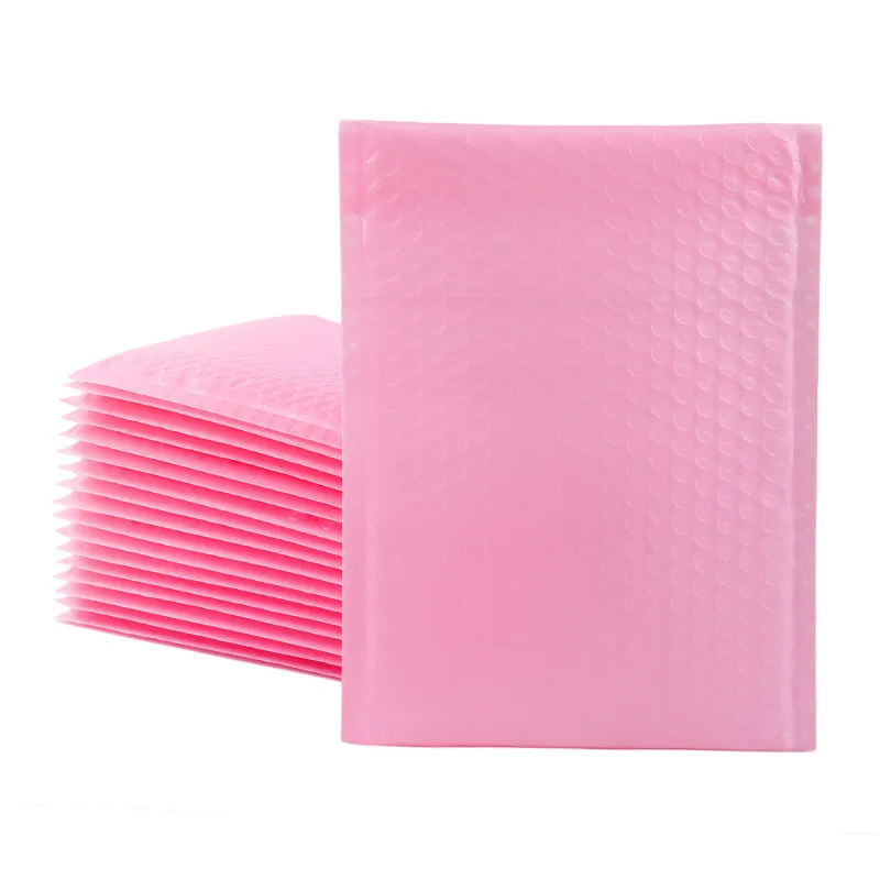 

Courier Shipping Biodegradable Packaging Padded Envelope Poly Custom Mailing Bags Pink Bubble Mailers