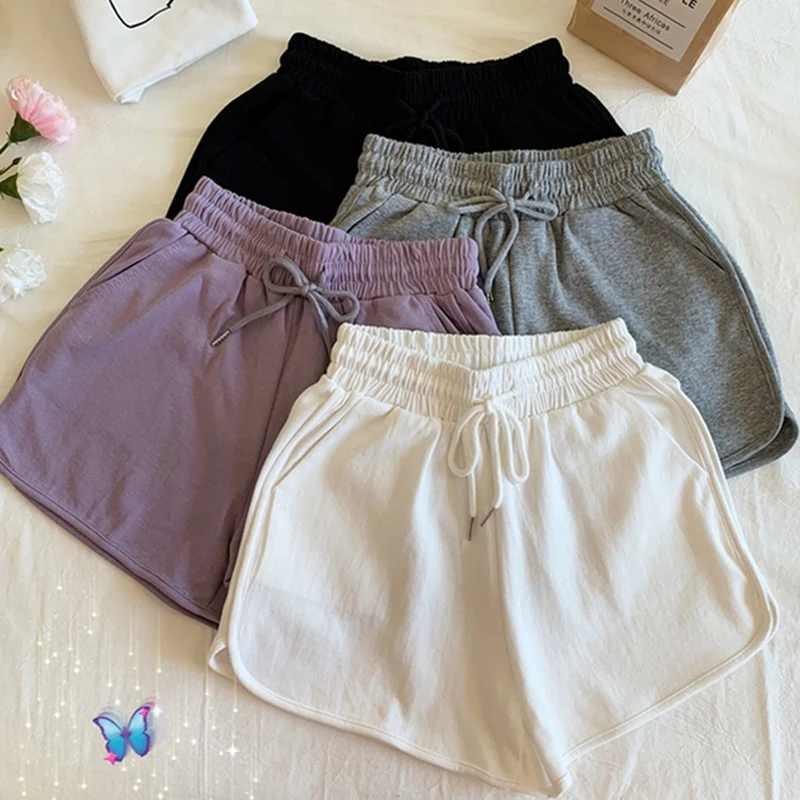 

Women's Summer Shorts 2020 Sport Casual Fashion Shorts Beach Pantalon Corto Mujer Verano Shorts High Waist, 4colors for choose