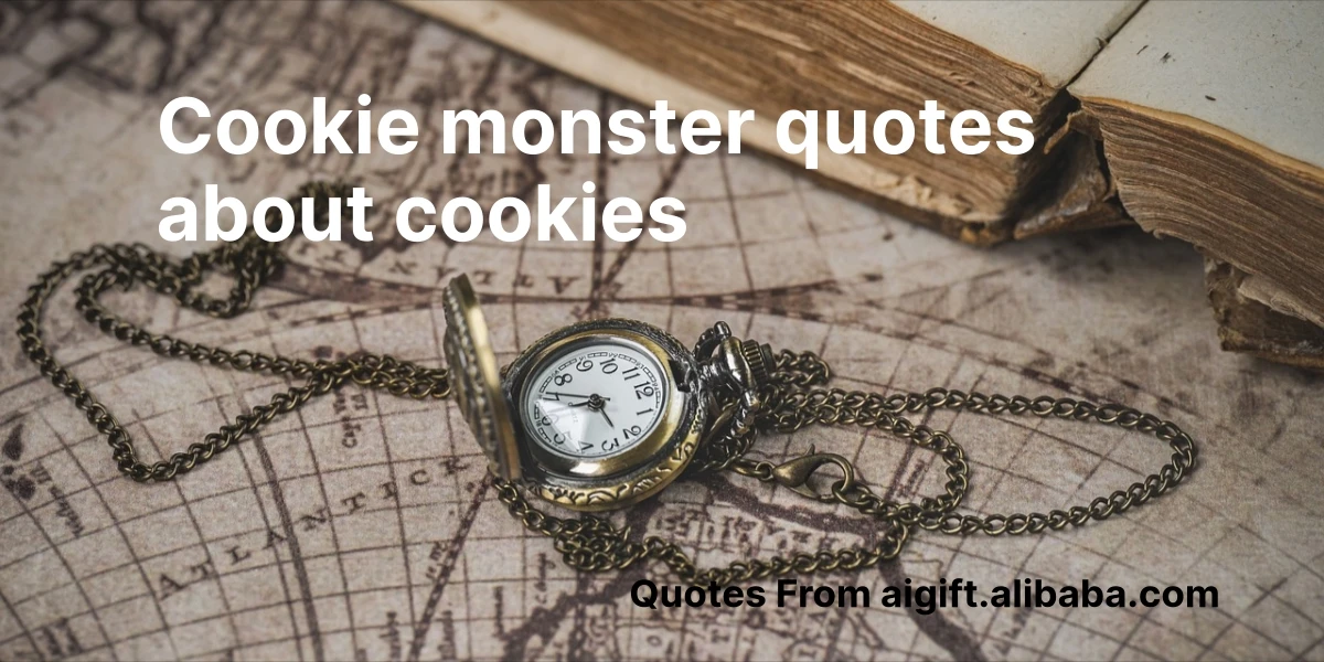 cookie monster quotes about cookies