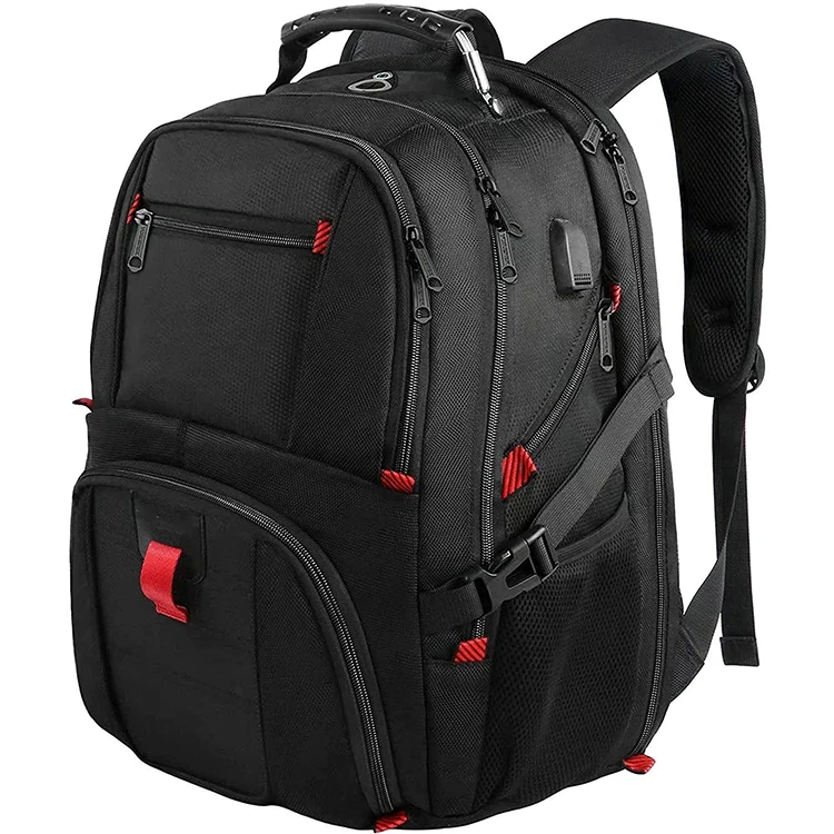 

Durable Anti Theft Business Laptop Hiking Rucksack 50L Smart Travel Bag OEM Smart USB Charging Port Travelling Backpack, Customized color