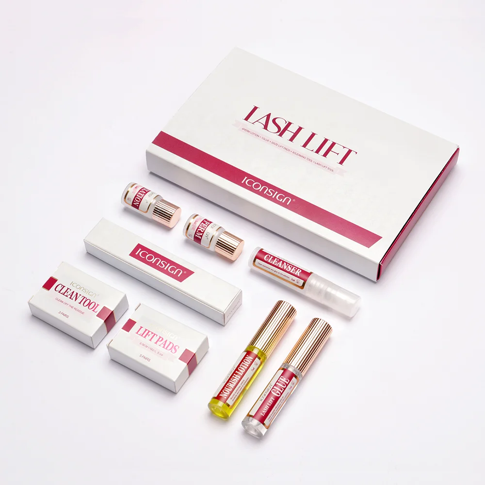 

Professional Iconsign New Scented Keratin Eyelash Perming Lifting Low Smell Full Eyelashes Set Fast Lash Lift Kit With New Tools