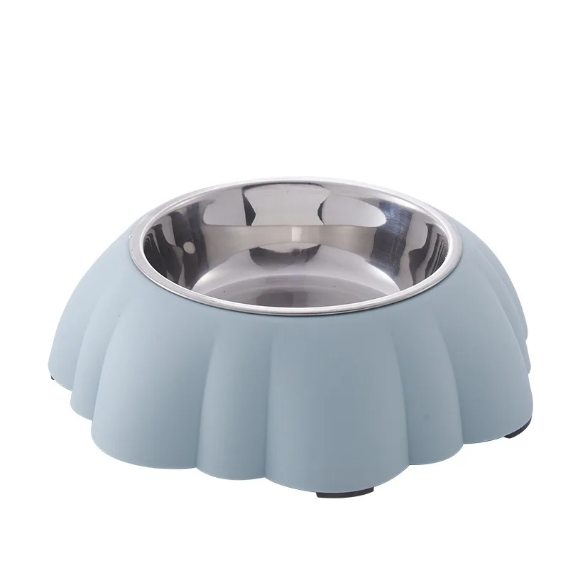 

Cute Pumpkin Dog Bowls Anti-Slip Water Food Bowls For Dogs Pets Double Diner Wholesale Pet Bowls Feeder Stainless Steel